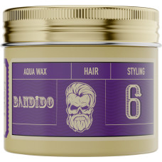 Віск для укладки волосся на водній основі середньої фіксації /Bandido Aqua Wax 6 Medium Violetta/
