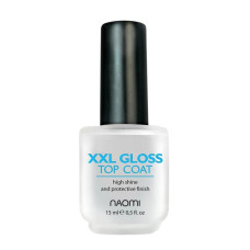 Верхнє покриття для нігтів "Мега блиск" /Naomi XXL Gloss Top Coat/